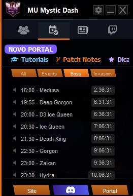 Mapa/rota do evento Gorgon
